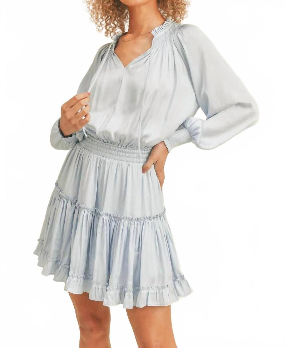 NEW RESET BY JANE frankie dress in light blue
